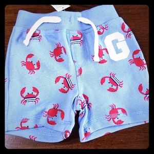 Baby Gap Crab Shorts NWT